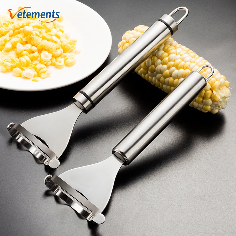 Dụng Cụ Tách Hạt Bắp / Bắp Bằng Thép Không Gỉ Nhanh Chóng Chống Trượt Có Thể Giặt Được
