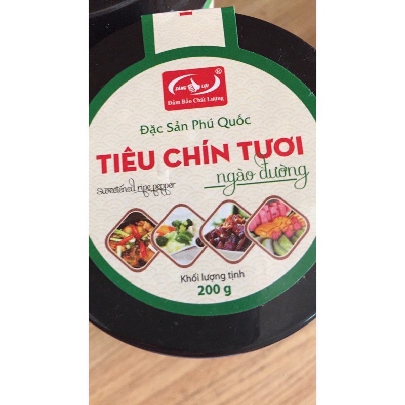 Tiêu Chín Tươi Ngào Đường, hũ 200gr