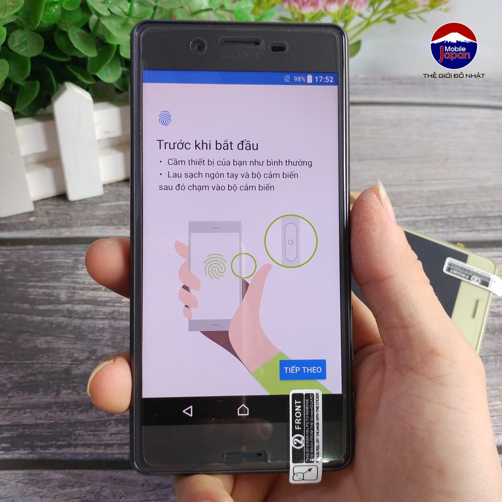 Điện thoại sony x performance -chip 820, vân tay một chạm
