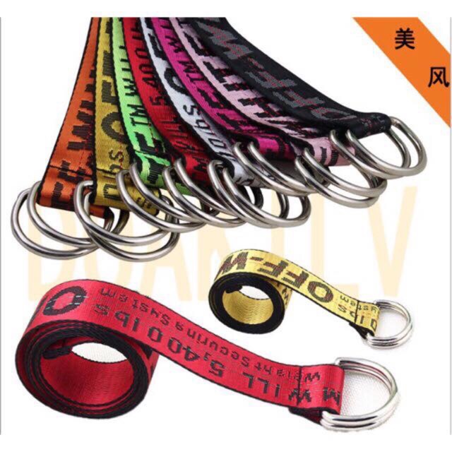 Dây thắt lưng off white