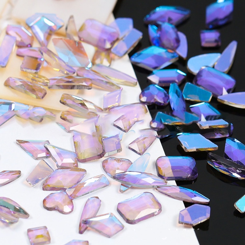 Bộ Đá Pha Lê AB Nhiều Hình Dạng Đính Móng Tay YOUYO