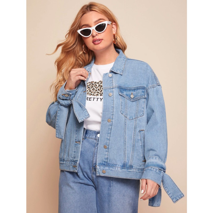 ÁO KHOÁC DENIM JEAN TÚI PHÍA TRƯỚC 75-110KG - AK99