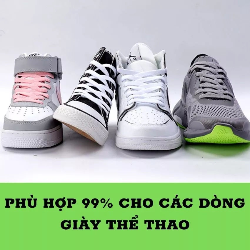 Dây Giày Thể Thao Bản Dẹt 140cm Loại Đẹp Nhiều Màu Phù Hợp 99% Các Loại Giày