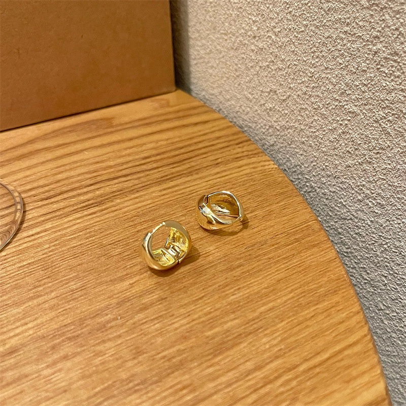 Khuyên Tai Kim Loại Dáng Dài Phong Cách Hàn Quốc Dongdaemun 2022 F690