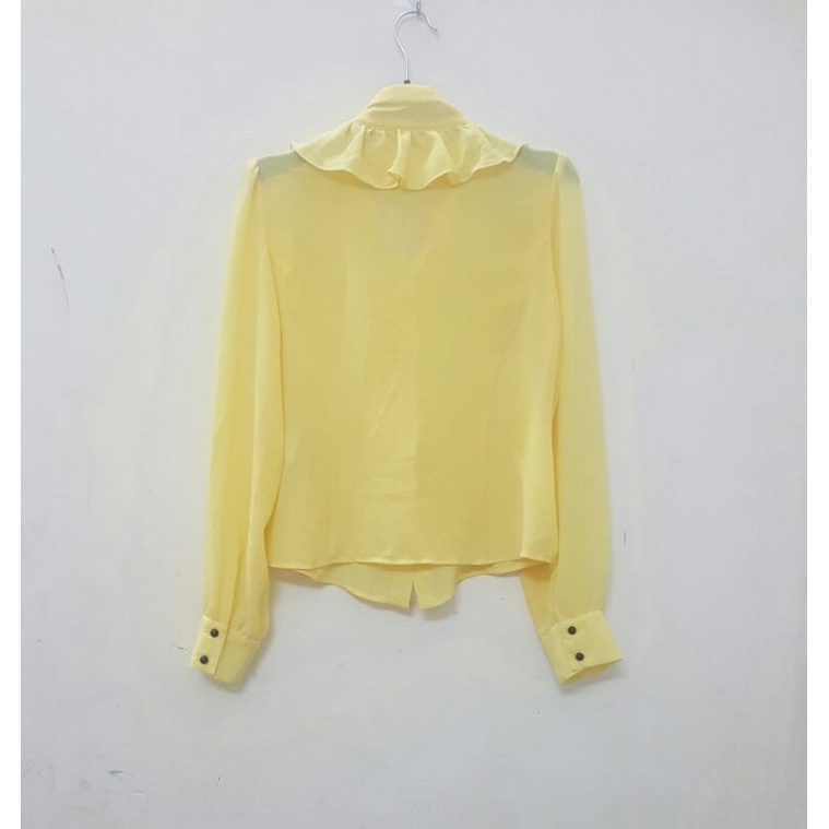 ÁO SƠMI NỮ CỔ BÈO XINH