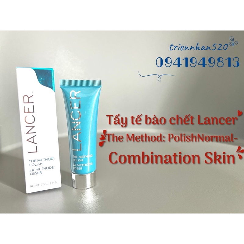 Tẩy tế bào chết Lancer The Method: PolishNormal-Combination Skin 14g