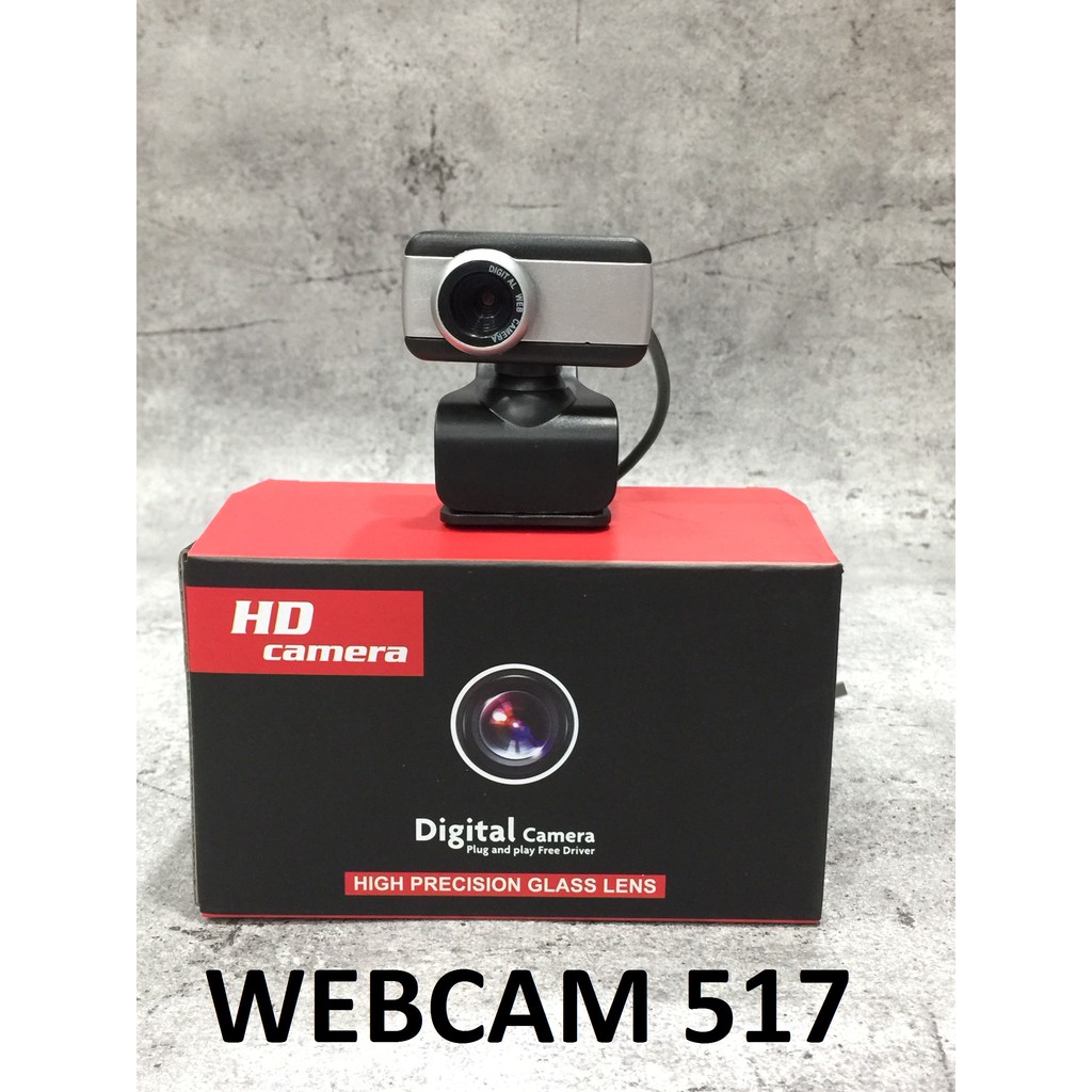 Webcam dùng cho máy tính học online tích hợp micro âm thanh 517, 817