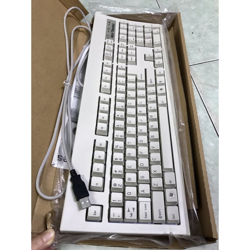 Bàn phím Keytronic cổng kết nối USB- Hàng mới- Chính hãng (màu trắng) | BigBuy360 - bigbuy360.vn