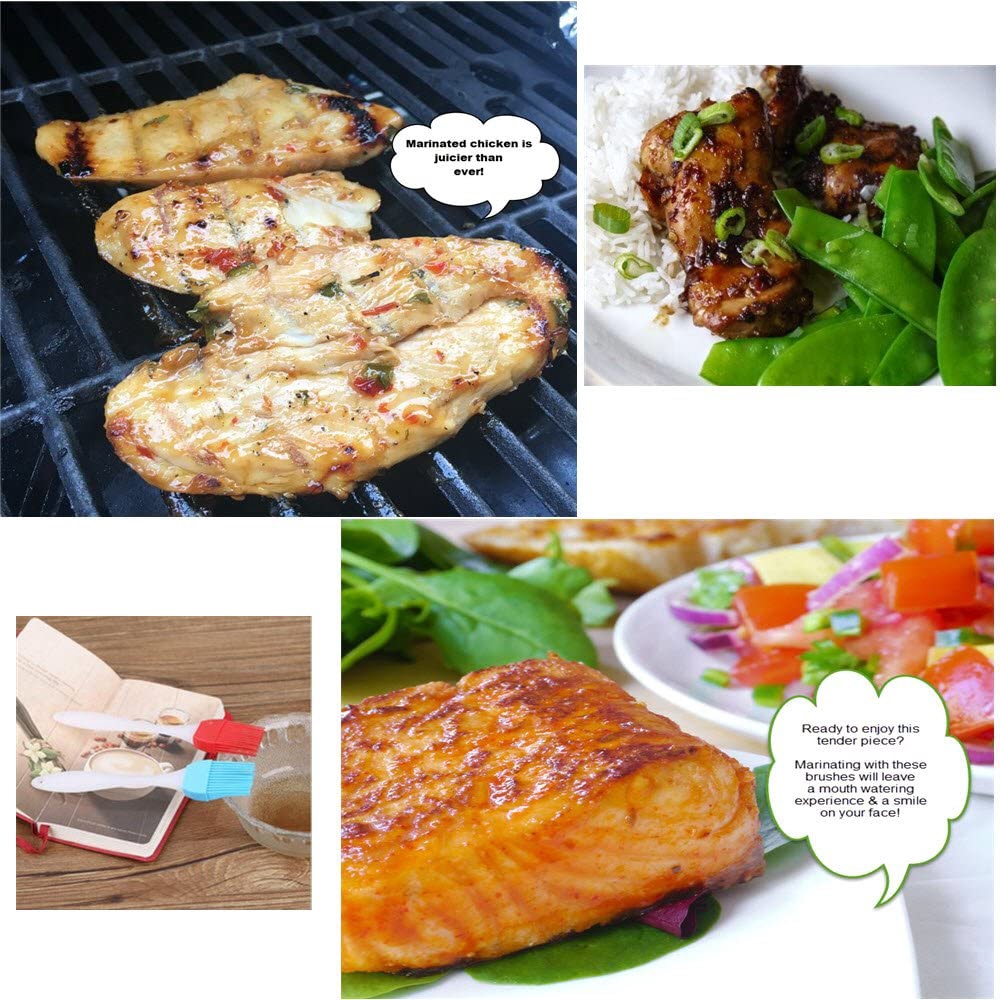 Con quét dầu nướng BBQ làm bánh mì bằng silicon cấp thực phẩm chịu nhiệt chống dính