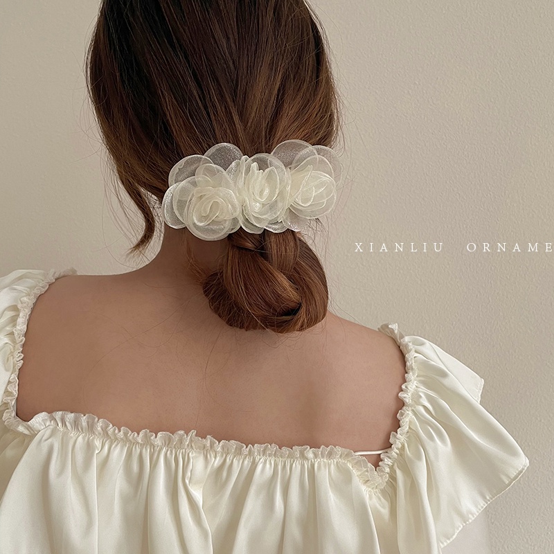 Kẹp Tóc Hoa Trà Nhỏ Xinh Thời Trang Mùa Hè Cho Bạn Gái