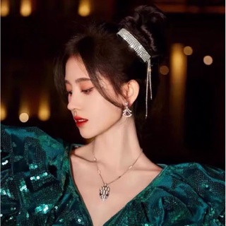Kẹp búi tóc đính đá lấp lánh phong cách PK86