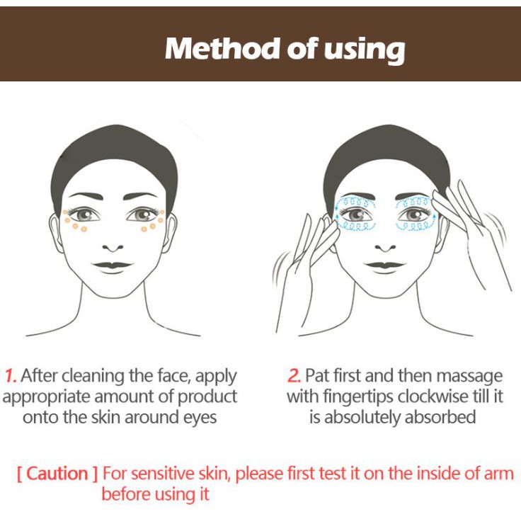 Kem làm mờ quầng thâm - bọng mắt - vết nhăn Cayman Eye Cream Vibrant Glamour EN