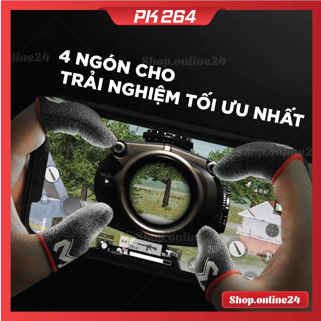 Găng tay chơi game MeMo, Shezi sợi bạc 24 kim cao cấp Chơi Game ff, Pubg, Liên Quân,.. Chống Mồ Hôi, Siêu Nhạy