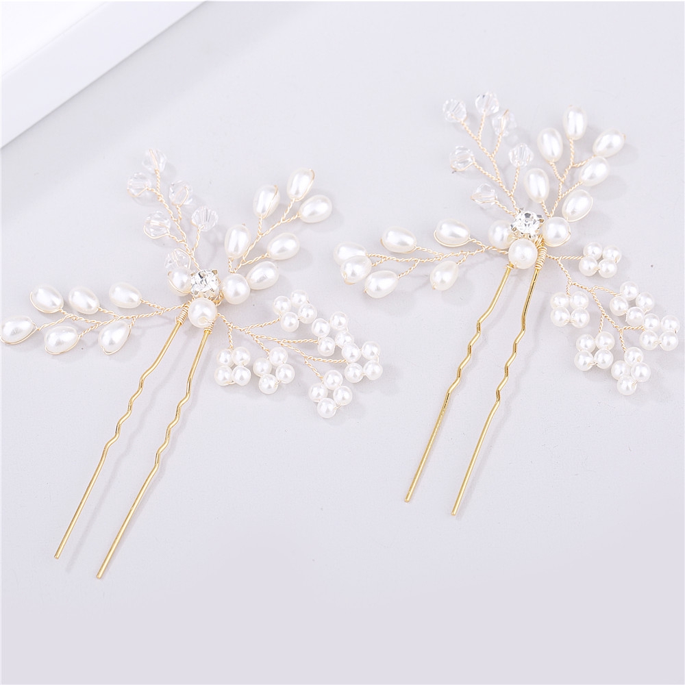 Kẹp Tóc Hoa Hồng Đính