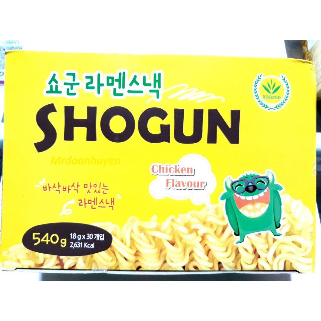 Mì Tôm Trẻ Em SHOGUN Nhập Khẩu Hàn Quốc Chính Hãng Thùng 30 Gói, Sản Phẩm Rất Được Trẻ Em Hàn Quốc Ưa Chuộng