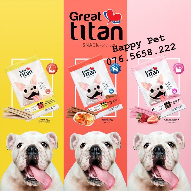 BÁNH QUE THƯỞNG MỀM THỊT THẬT THÁI LAN