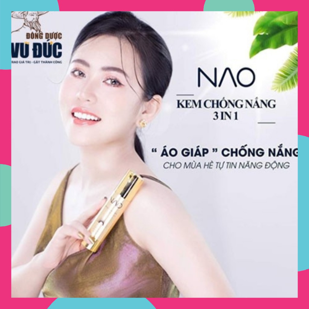 Kem chống nắng -  - NAO - PA (++++) - spf 50 - Dưỡng Trắng - tạo lớp nền  - chống lão hóa - Chính hãng - ĐÔNG Y VŨ ĐỨC!