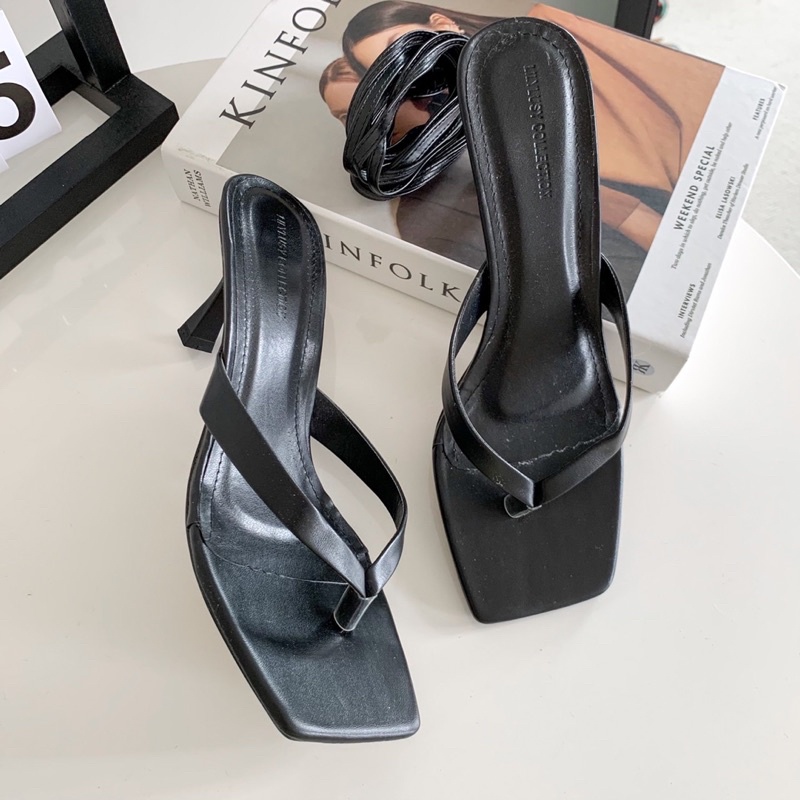 Giày cao gót kiểu guốc sandal dây quấn rời [2 KIỂU] siêu sang chảnh