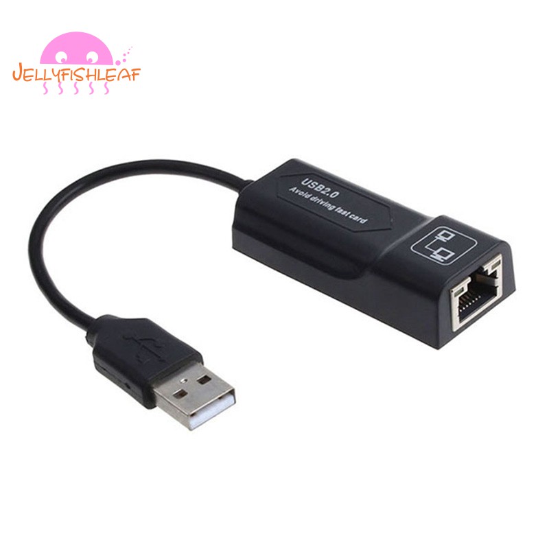External Network Card Adapter Drive Free USB 2.0 to Rj45 10/100Mbps Ethernet Lan Converter for Pc Tablet Laptop