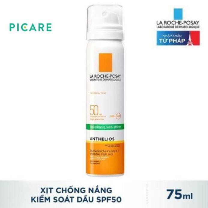 La Roche Posay Xịt Chống Nắng Anthelios Invisible Face Mist SPF50+ 75ml