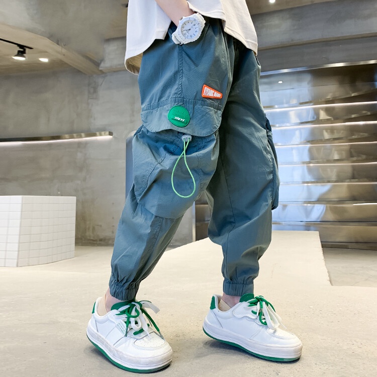 1Quần Harem Dài Dáng Rộng Phong Cách Thời Trang Xuân Thu Mới Dành Cho Bé Trai 2022