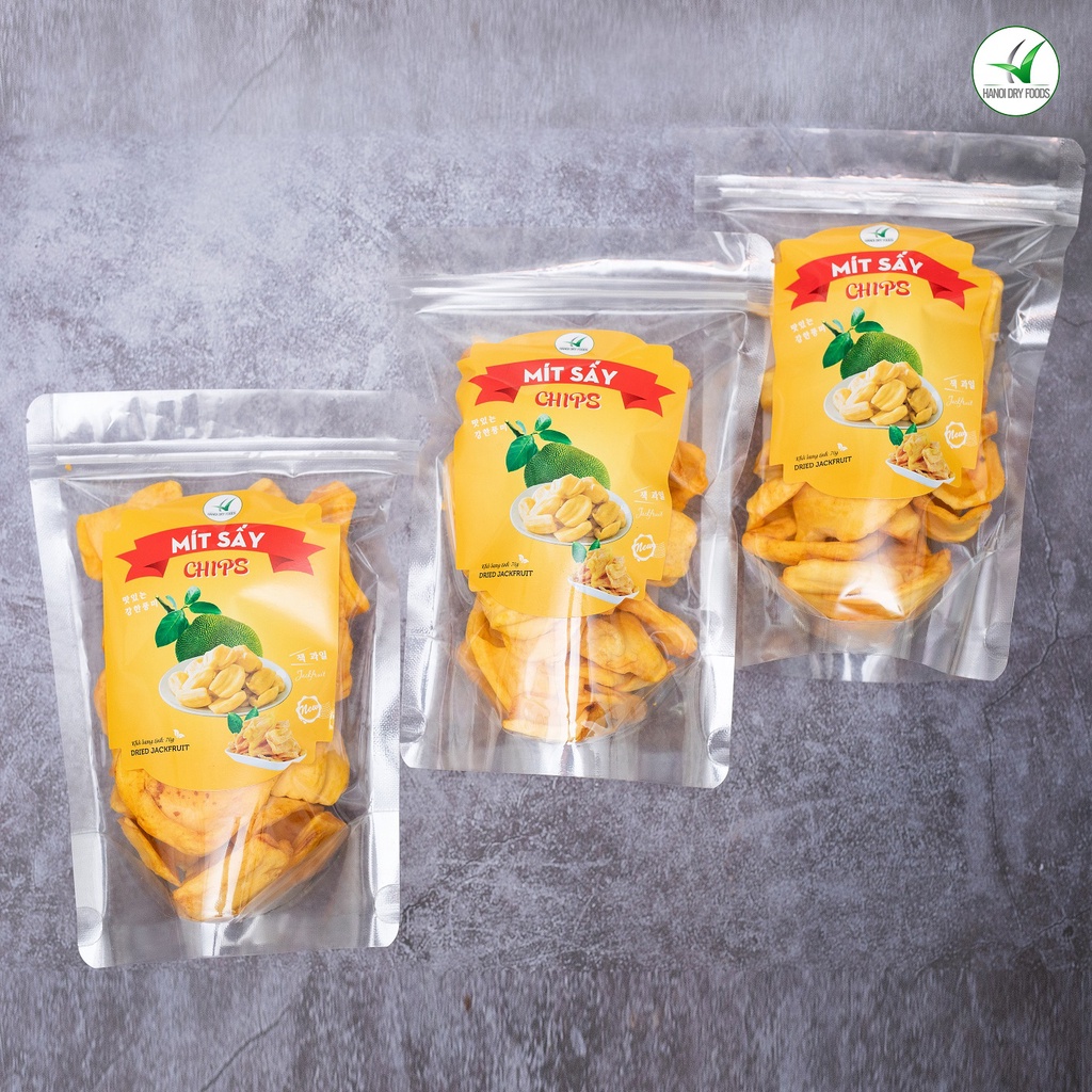 [Mít sấy giòn Khuyến Mãi Sốc] Mít sấy Chips ngon hàng tuyển chọn KL 70g - Khô gà Cooky