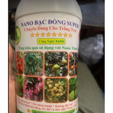 NANO BẠC ĐỒNG SUPER 500ml