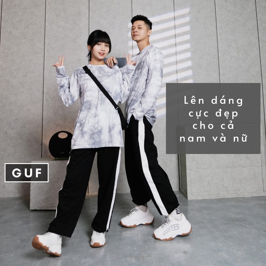 Quần dài thể thao nam❤️SALE❤️Quần thể thao nam nữ 1 sọc phối line phong cách chất liệu cao cấp siêu mềm mại thoáng mát