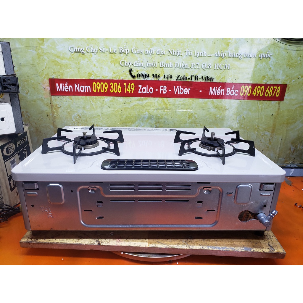 Bếp gas nội địa Nhật Rinnai KGM64BE 029650 2017 pin sạc giá2,3tr 1 đổi 1 KẾT BẠN ZALO 0909306149 GỬI HÌNH &VIDEO THỬ BẾP