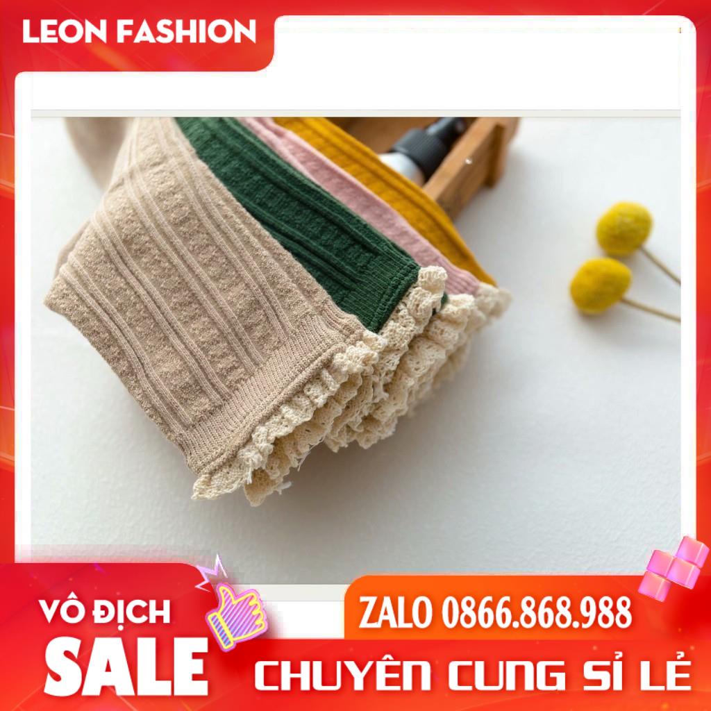 Tất Cổ Ren, Vớ Vintage CổThấp , Chất Lệu Cotton, phong cách Hàn Quốc