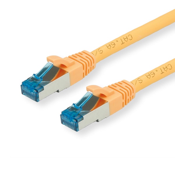 Dây nhảy mạng cat6A STP dài 5m tốc độ 10Gb mầu vàng mã SN-65105A