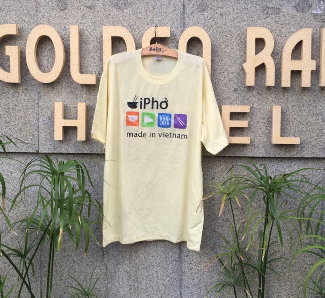 Áo Thun Nam Nữ Du Lịch In Logo iPhở - Lucky Girl shop