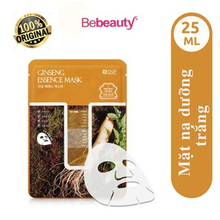 Mặt Nạ Essence Tinh Chất Nhân Sâm dưỡng trắng SNP Ginseng Essence Mask 25ml - 0514252