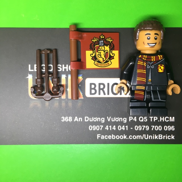 Lego UNIK BRICK Dean Thomas trong Minifigures Series Harry Potter - Cậu bé phù thuỷ chính hãng (như hình)
