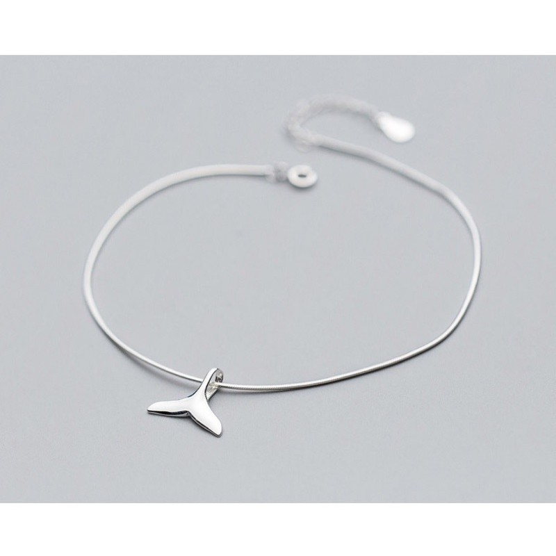 Lắc chân bạc nữ mặt đuôi cá xinh xắn 🐳 | BigBuy360 - bigbuy360.vn