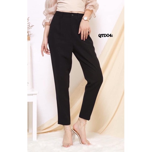 Quần baggy lưng cao đi học đi làm siêu gọn