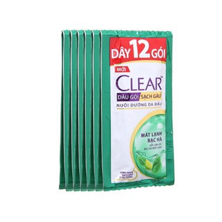 Dầu gội Clear gói, dây 6g