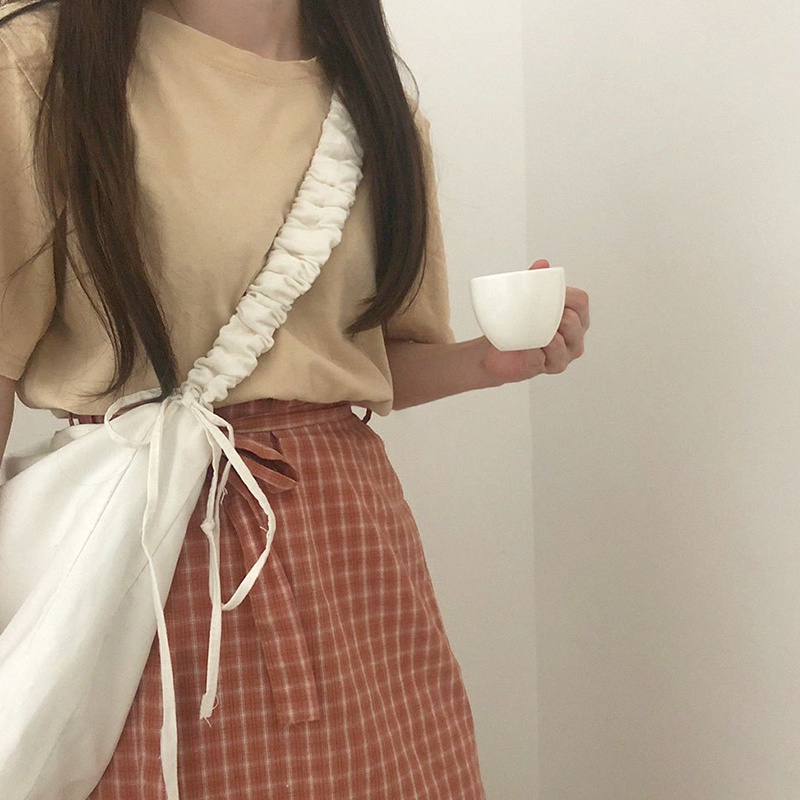 Túi Xách Đeo Vai Vải Bạt Ngăn Chứa Rộng Thời Trang Nữ JP5