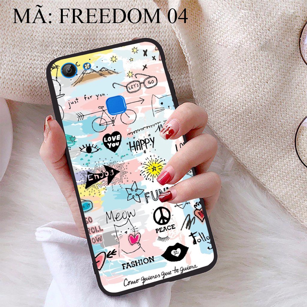Ốp lưng Vivo V7 viền dẻo TPU BST Phong Cách Freedom