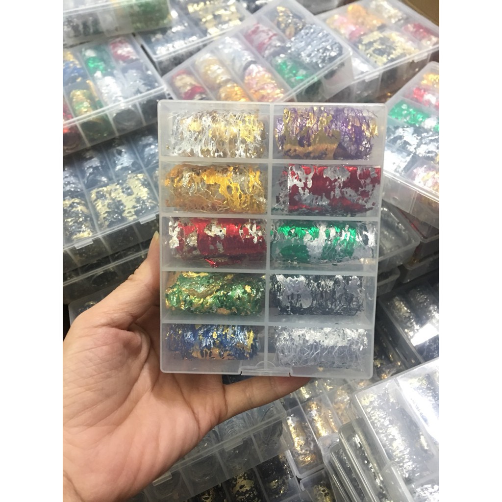 [Siêu Sale] Foil ren, dán móng trang trí nails siêu đẹp