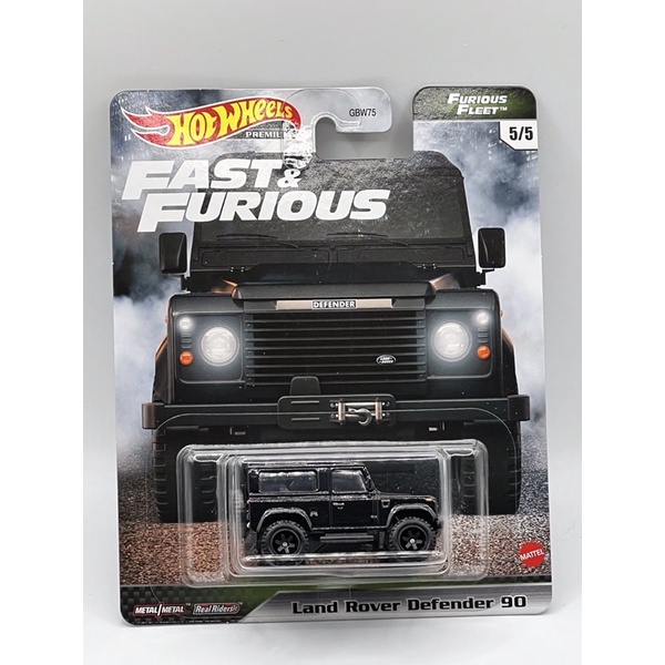 Xe mô hình Hot Wheels Premium Land Rover 90 set Fast & Furious, hotwheels BÁNH CAO SU