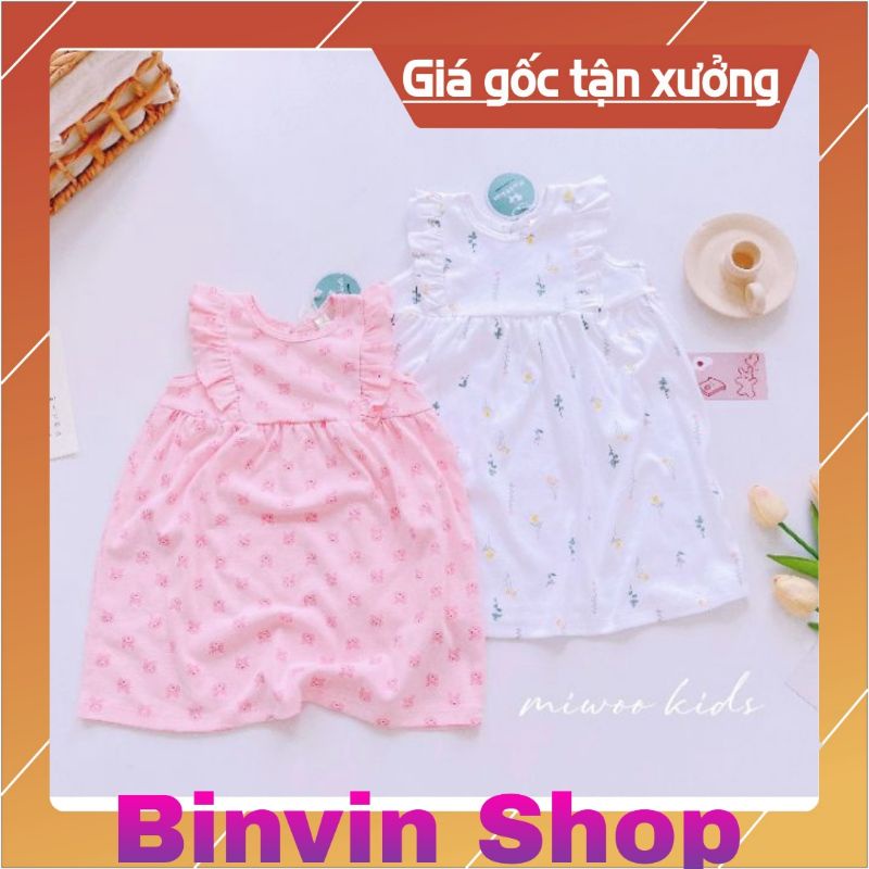 (SALE) Váy miwoo cánh tiên cotton mềm cho bé gái