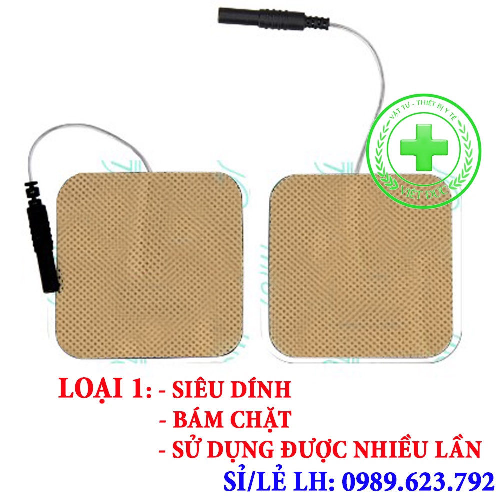 [ LOẠI 1 ] 01 cặp miếng dán điện xung máy điện châm hoa đà SDZ-II [ CHÍNH HÃNG ]