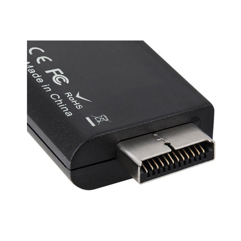 Bộ đầu chuyển đổi tín hiệu PS2 sang HDMI đầu ra 3.5mm kèm dây cáp tiện dụng