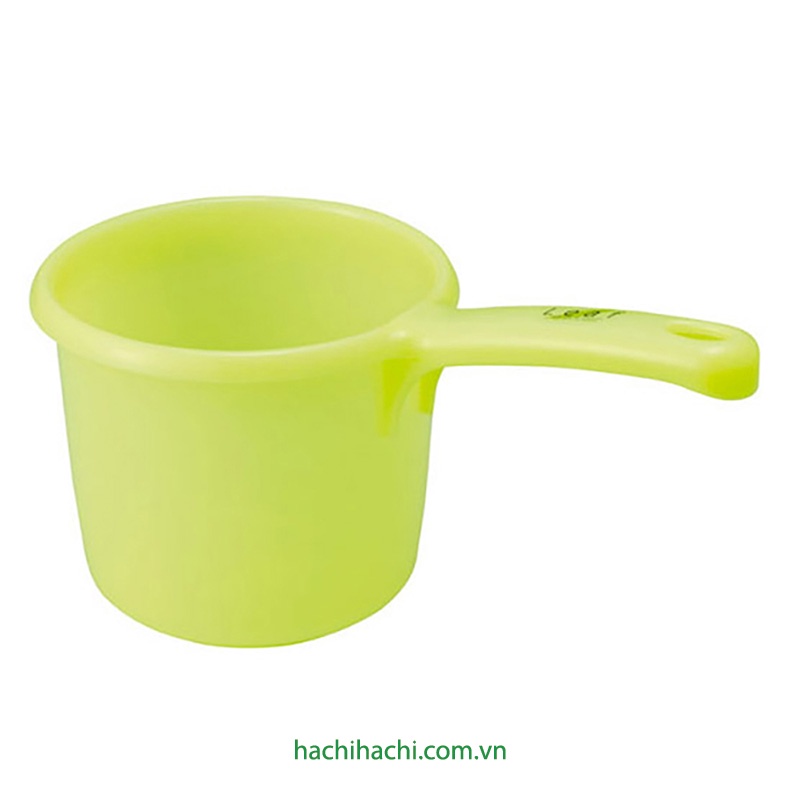 Ca nhựa nhà tắm nhật bản Inomata leaf màu xanh 1.3l  - Hachi Hachi Japan Shop