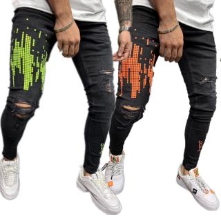 Men jeans Pant Men Pant Quần Nam Rách Dạo Phố Quần Bò Nam Rẻ Đẹp Quần Jeans Nam Thời Trang Quần Bò Rách Phong Cách