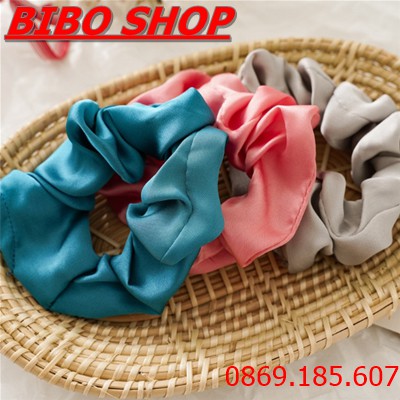 Dây Buộc Tóc, Cột Tóc Vải Phi Bóng Thời Trang Hàn Quốc