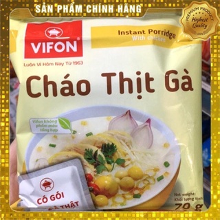 Cháo Thịt Vifon Có Gói Thịt Thật 70g