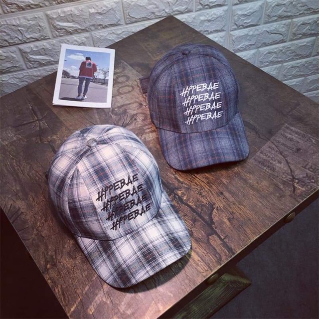 Nón kết cotton thêu chữ