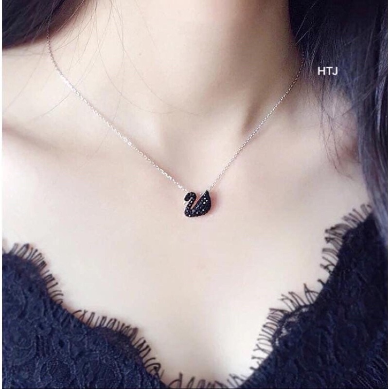 Dây chuyền thiên nga đen chuẩn bạc Ý s925 cao cấp sang trọng - Kho sỉ bạc Nhất Linh